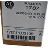 NEW Allen Bradley 1787-PLUG10R DeviceNet 10 Pin Connector Plug With Lock