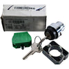 NEW Automation Direct GCX1430 22mm 2-Position Key Selector Switch Spring Return