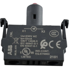 NEW ABB MLBL-07R Modular LED Block 230V AC Red Illuminated 1SFA611621R1071