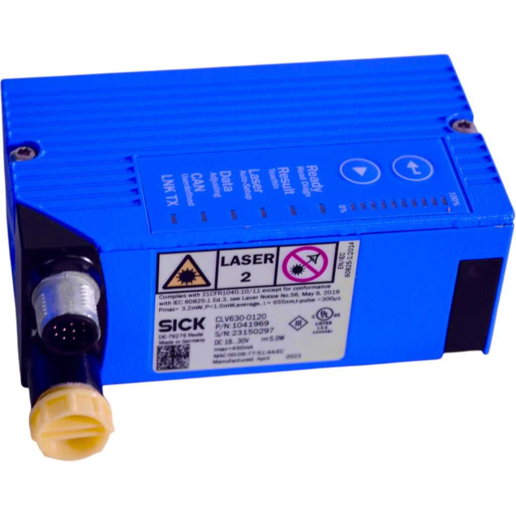 NEW SICK CLV630-0120 1041969 Fixed Mount Barcode Scanner Long Range Et ...