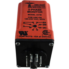 Time Mark Corporation 257B 3-Phase Monitor 160-240 VAC 60Hz 8-Pin Octal