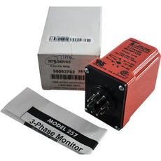 NEW Time Mark Corporation 257B 3-Phase Monitor 160-240 VAC 60Hz 8-Pin Octal