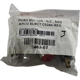 NEW Lot of 3 Arco Electric C938K-RED Push Button Switch N.C. Red 2463-07