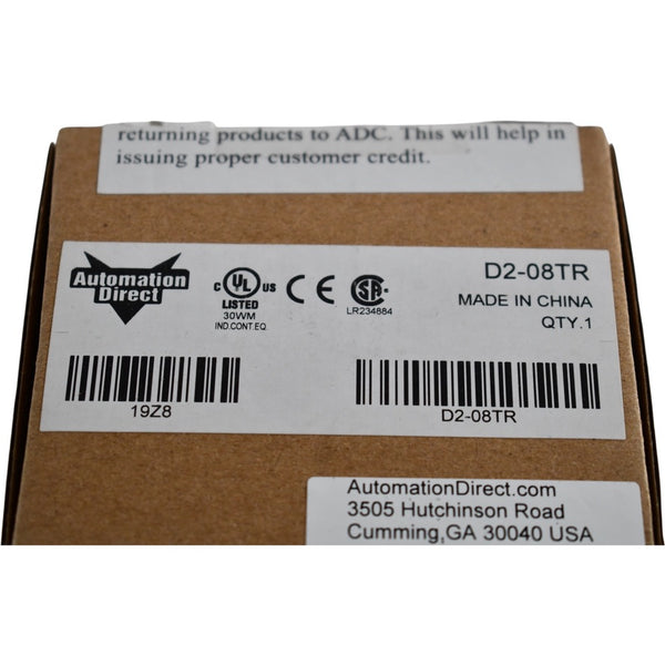 NEW Automation Direct D2-08TR DirectLOGIC DL205 PLC 8-Point Relay Outp ...