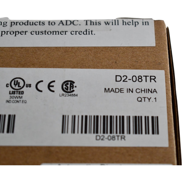 NEW Automation Direct D2-08TR DirectLOGIC DL205 PLC 8-Point Relay Outp ...