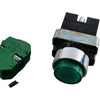 NEW Automation Direct GCX1212-24 22mm Green Illuminated Pushbutton 24V (1) N.O.