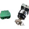 NEW Automation Direct GCX1430 22mm 2-Position Key Selector Switch Spring Return