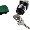 NEW Automation Direct GCX1430 22mm 2-Position Key Selector Switch Spring Return