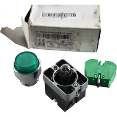 NEW Automation Direct GCX1212-24 22mm Green Illuminated Pushbutton 24V (1) N.O.