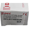 NEW IDEC HW1L-M1F10QD-R-24V 22mm Red Illuminated Pushbutton Momentary 1NO