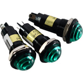 NEW Lot of 3 Dialight Green LED Panel Mount Indicator 24VDC 16mm