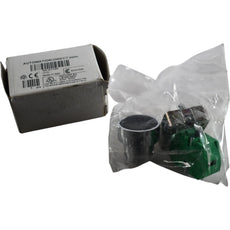 NEW Automation Direct GCX1100 Momentary Flush Pushbutton Black 22mm 1NO