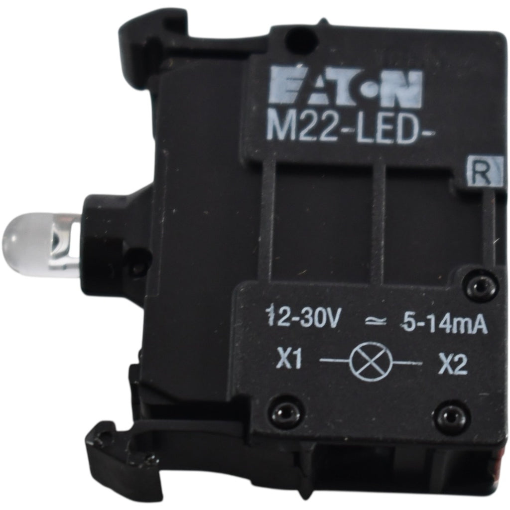 M22 Red Led NEW Eaton M22-LED-R Red LED Light Unit 12-30VAC/DC Screw Terminal M22L ...