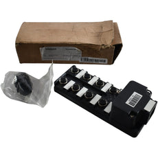 NEW Turck 8MB12-5P5-K-SK 8-Port M12 Eurofast Junction Box Terminal Chamber