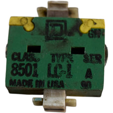 Square D 8501 LC-1 Type L Relay Contact Cartridge Ser A 10A 600VAC