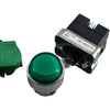 NEW Automation Direct GCX1212-24 22mm Green Illuminated Pushbutton Switch 24V
