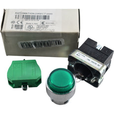NEW Automation Direct GCX1212-24 22mm Green Illuminated Pushbutton Switch 24V