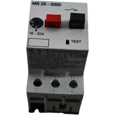 NEW Automation Direct MS25-2000 Manual Motor Protector Starter Pushbutton 16-20A
