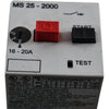 Automation Direct MS25-2000 Manual Motor Protector Starter Pushbutton 16-20A