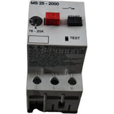 Automation Direct MS25-2000 Manual Motor Protector Starter Pushbutton 16-20A