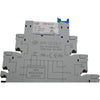NEW Hongfa HF41F-24-ZS 41F-1Z-C2-1 Slim Power Relay Module DIN Rail Socket 6A