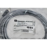 NEW Pepperl Fuchs V15-G-5M-PUR-ABG-V15-G M12 5-Pin Shielded Cordset Cable 5m