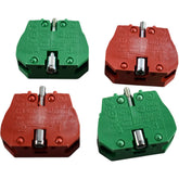Lot of 4 NEW Automation Direct ECX1030 Red 1NC ECX1040 Green 1NO Contact Blocks