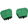 Lot of 2 NEW Automation Direct ECX1040 Replacement Contact Block 22mm 1NO Green