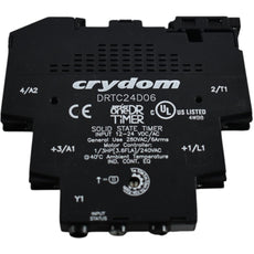 NEW Crydom DRTC24D06 SeriesOne DR Solid State Timer Relay 240VAC 6A DIN Rail