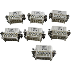 NEW Lot of 7 Lapp Epic H-A 10 BS 10441100 Heavy Duty Connector 10 Pin Female Insert
