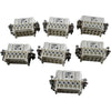 NEW Lot of 7 Lapp Epic H-A 10 BS 10441100 Heavy Duty Connector 10 Pin Female Insert