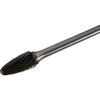 NEW Canfield Joseph SF-5L6 Double Cut Carbide Burr 1/2 Head 1/4 Shank 6 Extension
