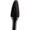 NEW Canfield Joseph SF-5L6 Double Cut Carbide Burr 1/2 Head 1/4 Shank 6 Extension