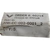 Pack of 5 NEW Vention HW-EC-002-0001_2 45x90mm Plastic Extrusion End Caps