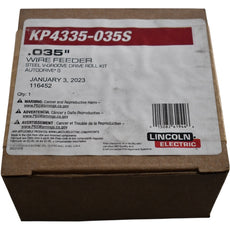 NEW Lincoln Electric KP4335-035S AutoDrive S Steel V-Groove Drive Roll Kit