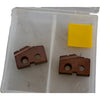 NEW Allied Machine 150125-1 0.6400 #0 Series T-A Spade Drill Insert AM200 Pack of 2