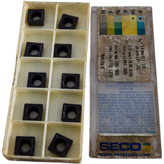 NEW Seco SCMT09T308-F1 TP2500 Carbide Turning Inserts Pack of 10