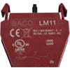 NEW BACO LM11 BGA220111 22mm Joystick Contact Block 1NO 1NC 600V 10A