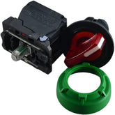 NEW Schneider Electric XB5FK124M5 Harmony Red 2 Position 230V LED Selector Switch
