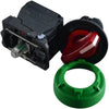 NEW Schneider Electric XB5FK124M5 Harmony Red 2 Position 230V LED Selector Switch