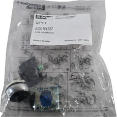 NEW Sprecher + Schuh D7M-F608MX10 22.5mm Blue Flush Push Button Metal 1NO