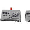 NEW Lot of 2 BACO 33S01 NC Contact Block 600V 10A Modular Base Mount