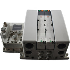 SMC VV5QC41-02-1521473-1 Manifold VQC4301-51 Solenoid Valves EtherNet IP SI