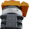 NEW Baco HB04IJ8DC PR40 3 Position Rotary Cam Switch 63A 600VAC Panel Mount