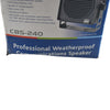 NEW Speco Technologies CBS-240 Weatherproof 4'' Marine Communications Speaker