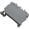 NEW Lot of 3 WAGO 2002-1201 TOPJOB S 2-Conductor DIN Rail Terminal Blocks