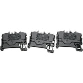 NEW Lot of 3 WAGO 2002-1201 TOPJOB S 2-Conductor DIN Rail Terminal Blocks
