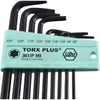 Wiha 361IP H9 Torx Plus L-Key Short Arm 9 Piece Set IP8-IP40