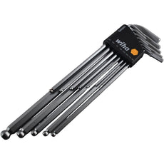 Wiha 369Z SAE Ball End Hex L-Key 13 Piece Set .050-3/8 Inch