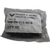 Pack of 52 NEW Vention HW-FN-015-0018 M8 1.25 x 18mm Flat Head Screw Hex Drive SS